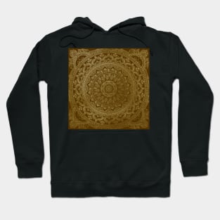 Mandala Royal - Cinnamon and Gold Hoodie